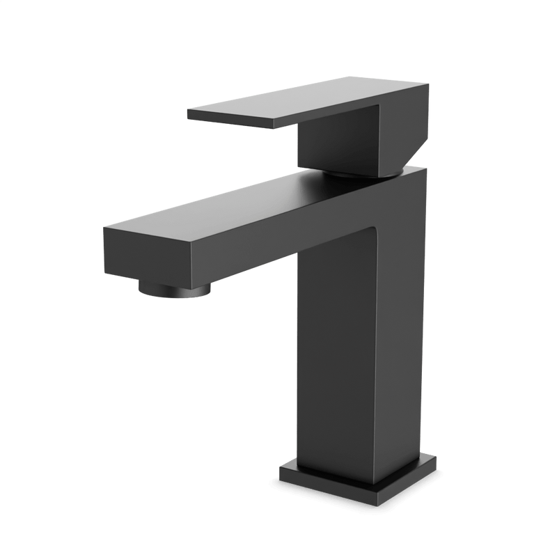 Edge Single Hole Bathroom Faucet - Matte Black image 1