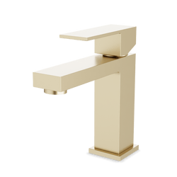 Edge Single Hole Bathroom Faucet - Satin Brass thumbnail 1