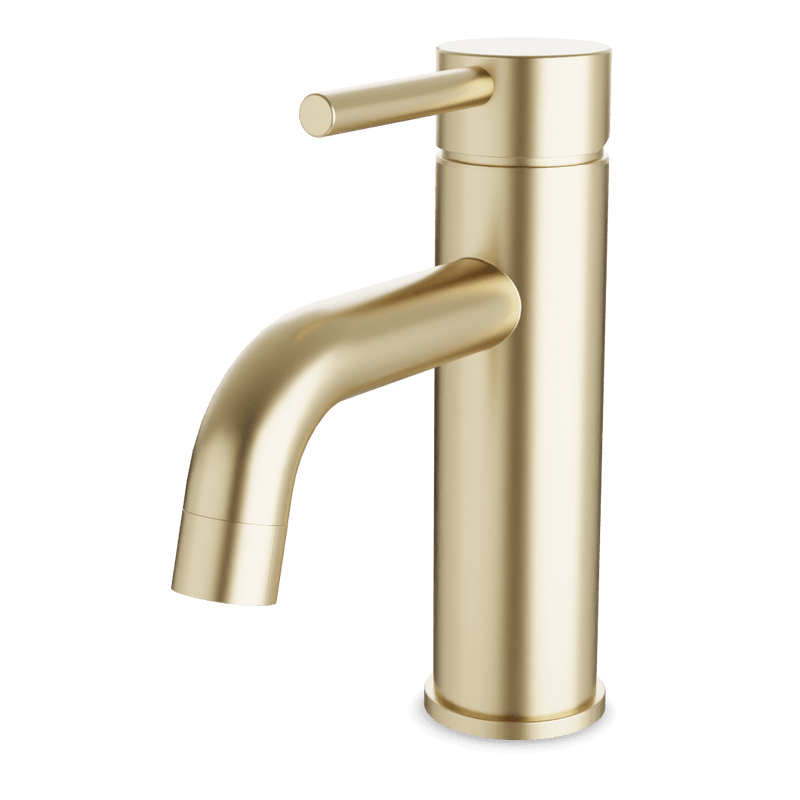 Opera Single Hole Bathroom Faucet - Satin Brass image 1
