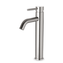 FS308T - Round Single Hole Vessel Lavatory Faucet Artos US Brushed Nickel