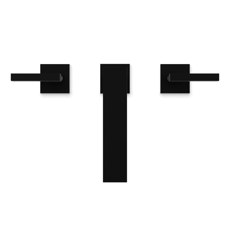 Edge 8" Widespread Bathroom Faucet - Matte Black image 4