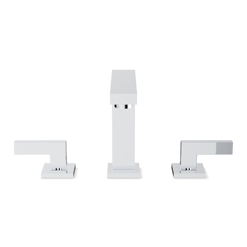 Edge 8" Widespread Bathroom Faucet - Chrome image 2