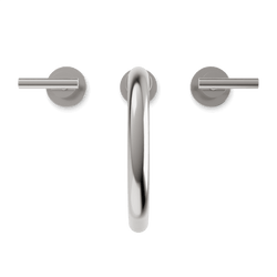 Opera 8" Widespread Bathroom Faucet With Lever Handles - Brushed Nickel thumbnail 4