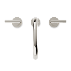 Opera 8" Widespread Bathroom Faucet With Lever Handles - Polished Nickel thumbnail 4