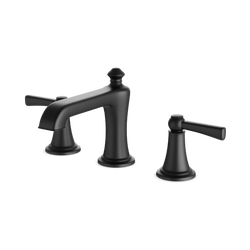 Classic 8" Widespread Bathroom Faucet - Matte Black thumbnail 1