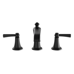 Classic 8" Widespread Bathroom Faucet - Matte Black thumbnail 2