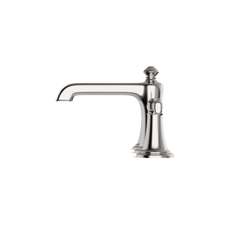 Classic 8" Widespread Bathroom Faucet - Brushed Nickel image 4