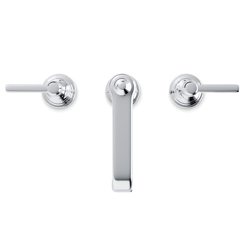 Classic 8" Widespread Bathroom Faucet - Chrome image 4