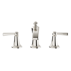 Classic 8" Widespread Bathroom Faucet - Polished Nickel thumbnail 2