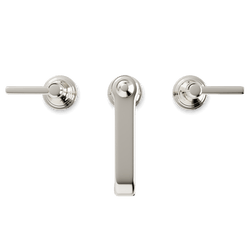 Classic 8" Widespread Bathroom Faucet - Polished Nickel thumbnail 4