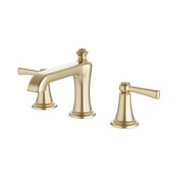Classic 8" Widespread Bathroom Faucet - Satin Brass thumbnail 1