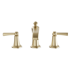 Classic 8" Widespread Bathroom Faucet - Satin Brass thumbnail 2