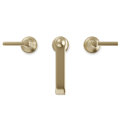 Classic 8" Widespread Bathroom Faucet - Satin Brass thumbnail 4