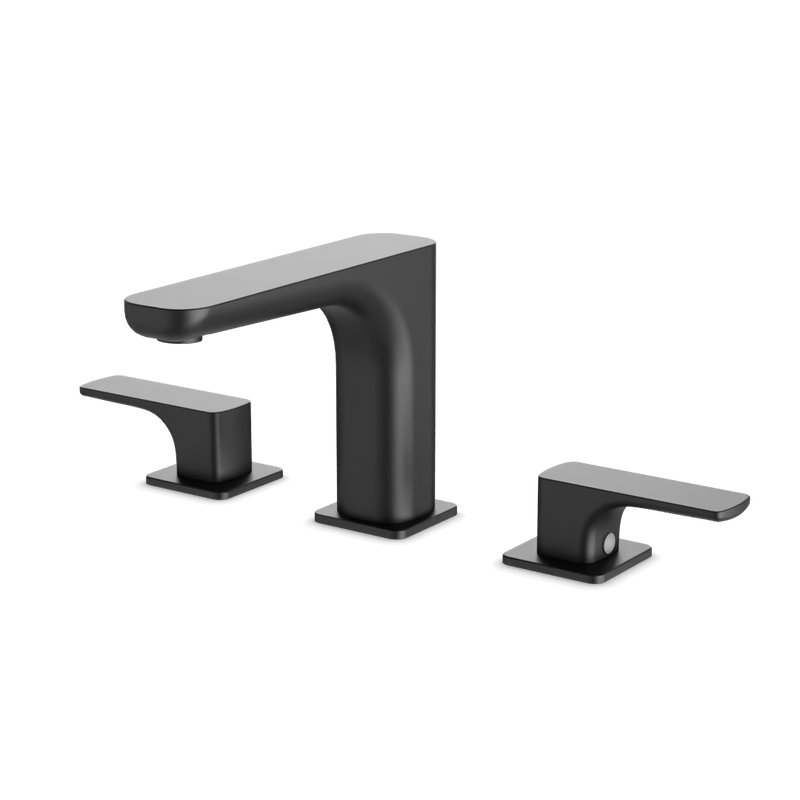 Harmony 8" Widespread Bathroom Faucet - Matte Black image 1