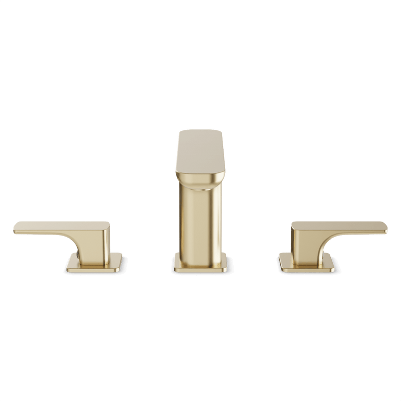 Harmony 8" Widespread Bathroom Faucet - Satin Brass image 2