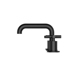 Opera 8" Widespread Bathroom Faucet With Low Spout & Cross Handles - Matte Black thumbnail 3