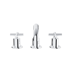 Opera 8" Widespread Bathroom Faucet With Low Spout & Cross Handles - Chrome thumbnail 2
