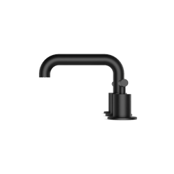Opera 8" Widespread Bathroom Faucet With Low Spout & Lever Handles - Matte Black thumbnail 3