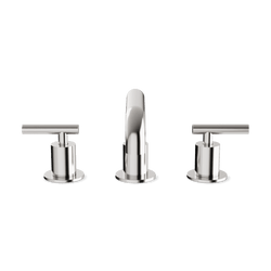 Opera 8" Widespread Bathroom Faucet With Low Spout & Lever Handles - Brushed Nickel thumbnail 2