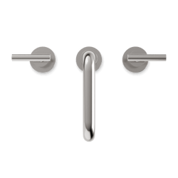 Opera 8" Widespread Bathroom Faucet With Low Spout & Lever Handles - Brushed Nickel thumbnail 4