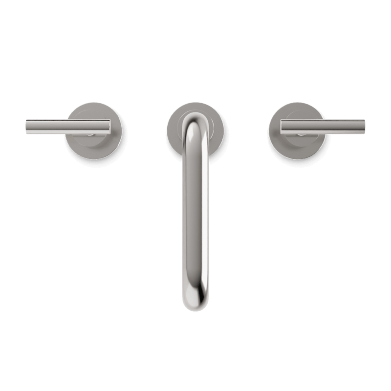 Opera 8" Widespread Bathroom Faucet With Low Spout & Lever Handles - Brushed Nickel image 4