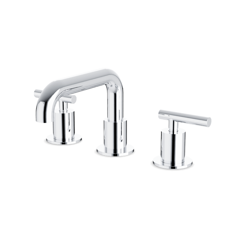 Opera 8" Widespread Bathroom Faucet With Low Spout & Lever Handles - Chrome image 1