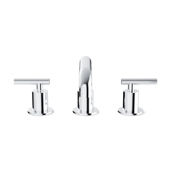 Opera 8" Widespread Bathroom Faucet With Low Spout & Lever Handles - Chrome thumbnail 2