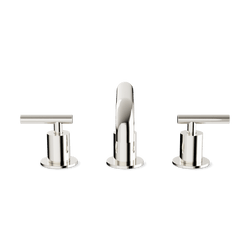 Opera 8" Widespread Bathroom Faucet With Low Spout & Lever Handles - Polished Nickel thumbnail 2