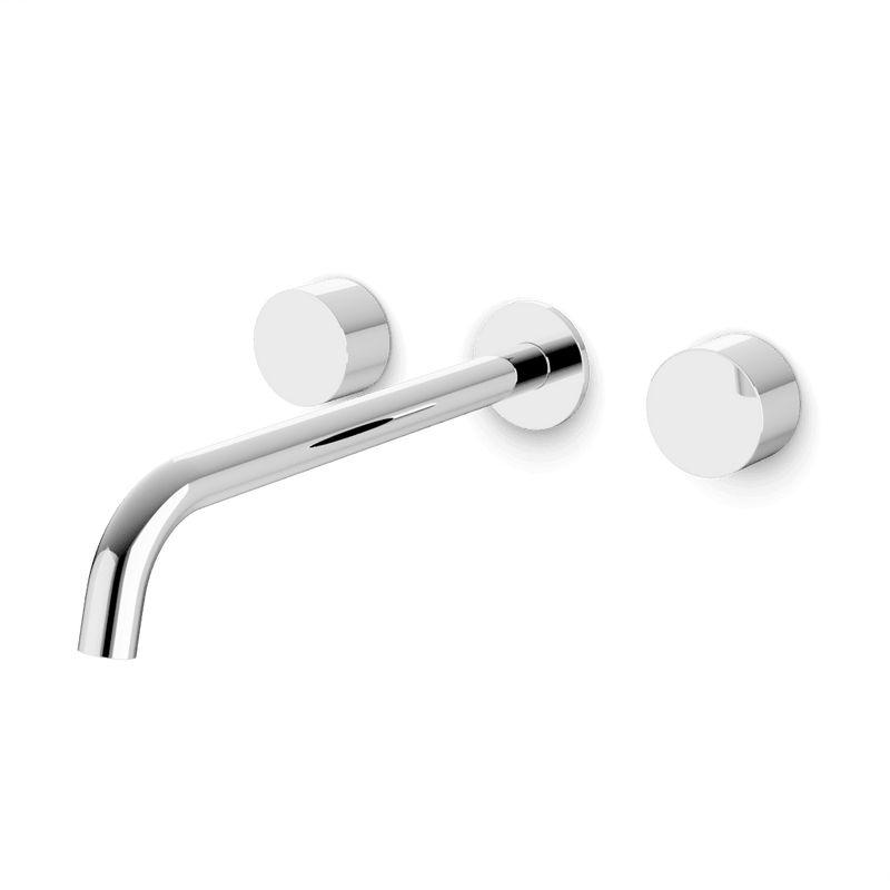 Opera In-Wall Bathroom Faucet with Disc Handles - Chrome / Extended image 1