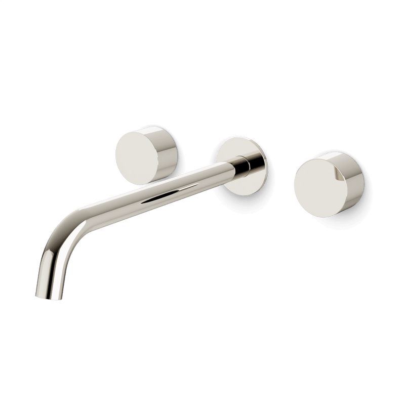 Opera In-Wall Bathroom Faucet with Disc Handles - Polished Nickel / Extended image 1