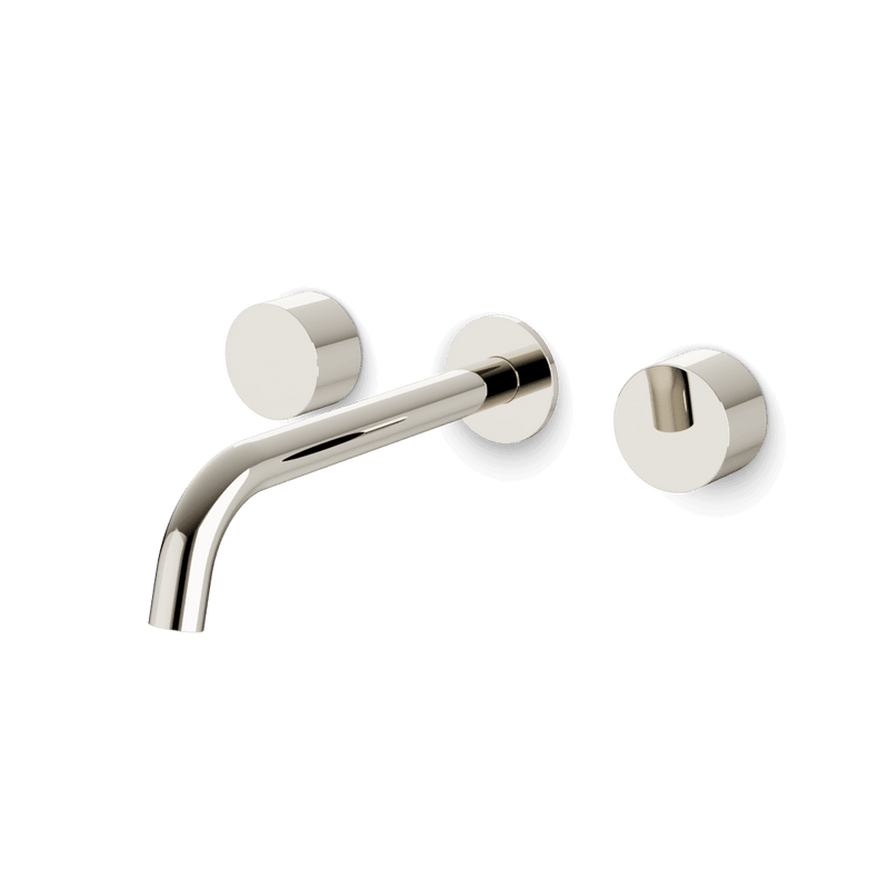 Opera In-Wall Bathroom Faucet with Disc Handles - Polished Nickel / Standard image 1