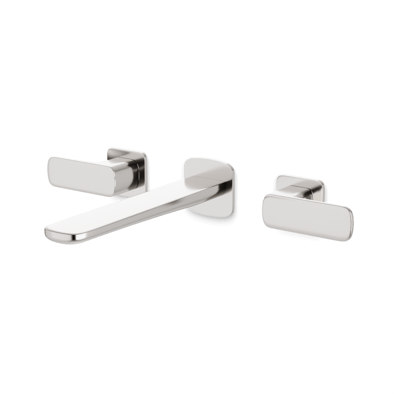 Harmony 3-Hole Wall Mount Tub Filler - Brushed Nickel image 1