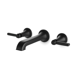 Classic 3-Hole Wall Mount Tub Filler - Matte Black thumbnail 1