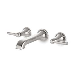 Classic 3-Hole Wall Mount Tub Filler - Brushed Nickel thumbnail 1