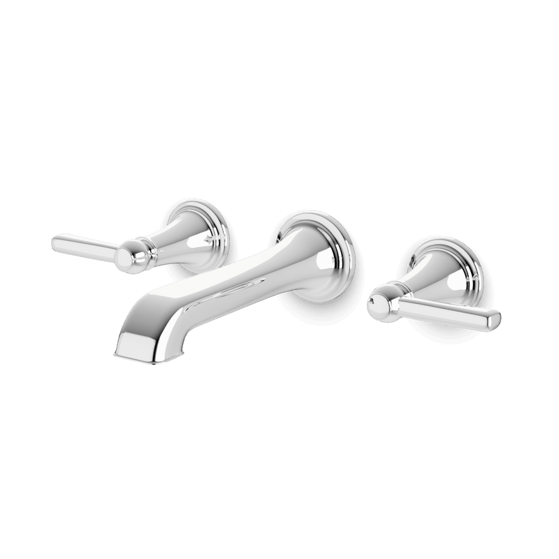 Classic 3-Hole Wall Mount Tub Filler - Chrome image 1
