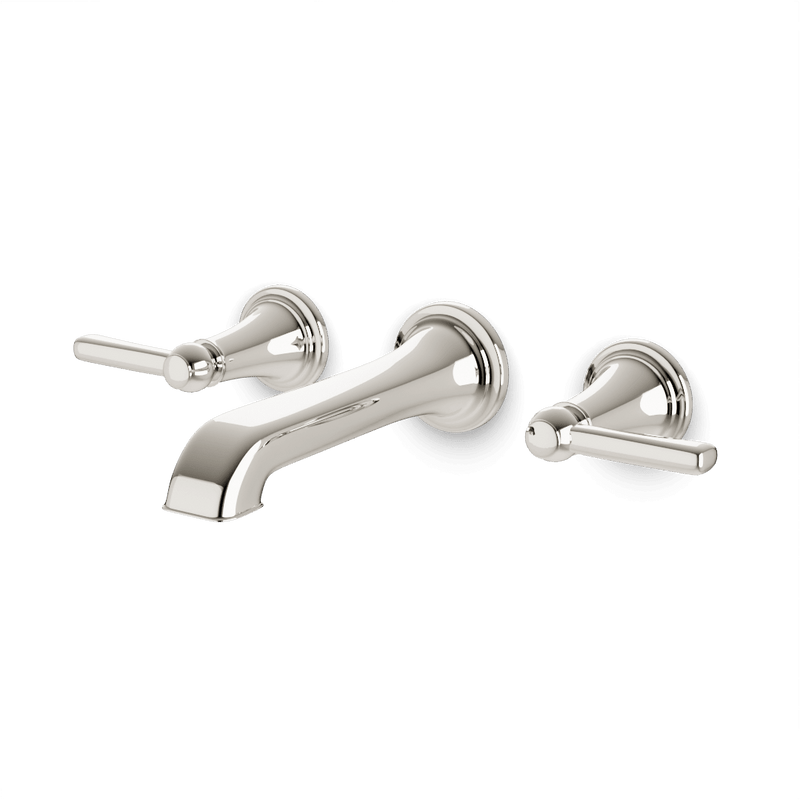 Classic 3-Hole Wall Mount Tub Filler - Polished Nickel image 1