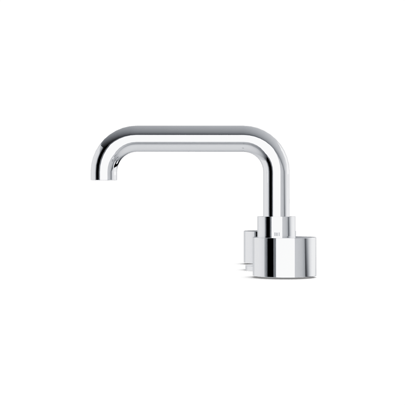 Opera 8" Widespread Bathroom Faucet With Low Spout & Disc Handles - Chrome image 3