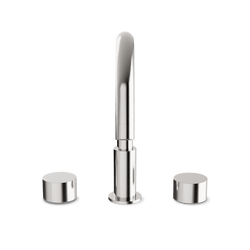 Opera 8" Widespread Bathroom Faucet With Disc Handles - Brushed Nickel thumbnail 2