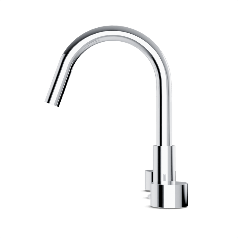 Opera 8" Widespread Bathroom Faucet With Disc Handles - Chrome image 3