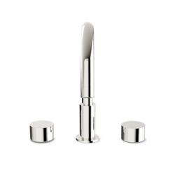 Opera 8" Widespread Bathroom Faucet With Disc Handles - Polished Nickel thumbnail 2