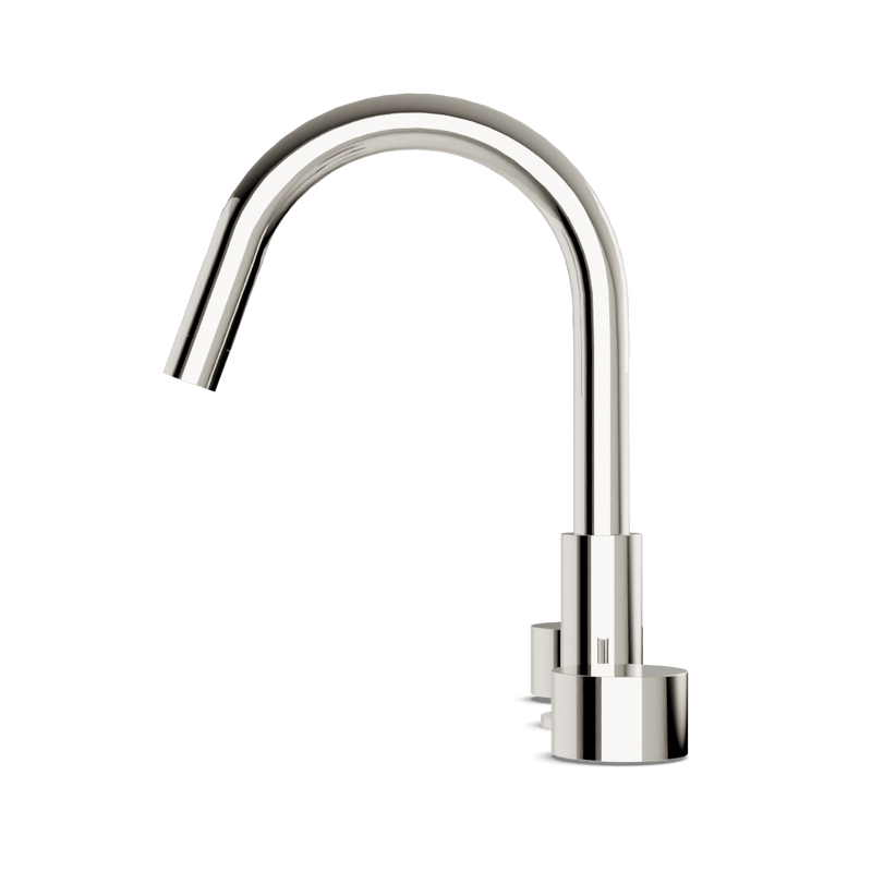 Opera 8" Widespread Bathroom Faucet With Disc Handles - Polished Nickel image 3