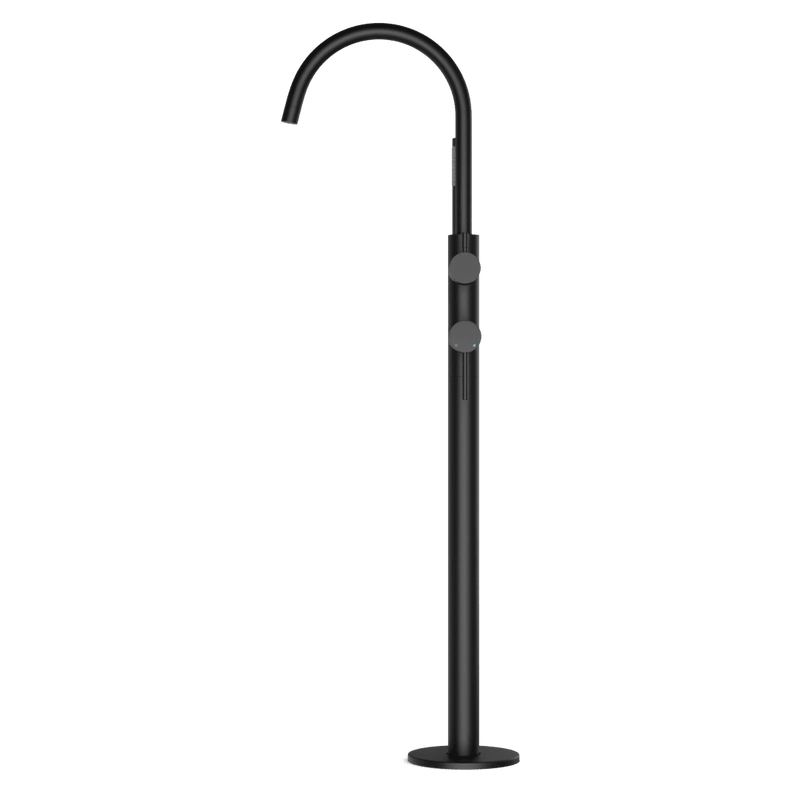 Opera Floor Mount Tub Filler Trim Kit with Hand Shower - FS510TKBK image 3
