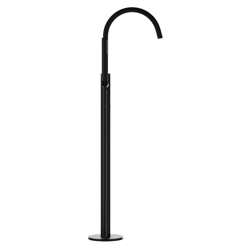 Opera Floor Mount Tub Filler Trim Kit with Hand Shower - FS510TKBK image 4