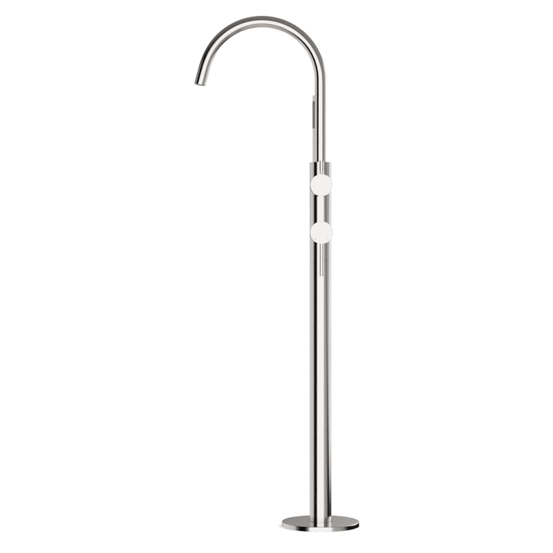 Opera Floor Mount Tub Filler Trim Kit with Hand Shower - FS510TKBN image 3