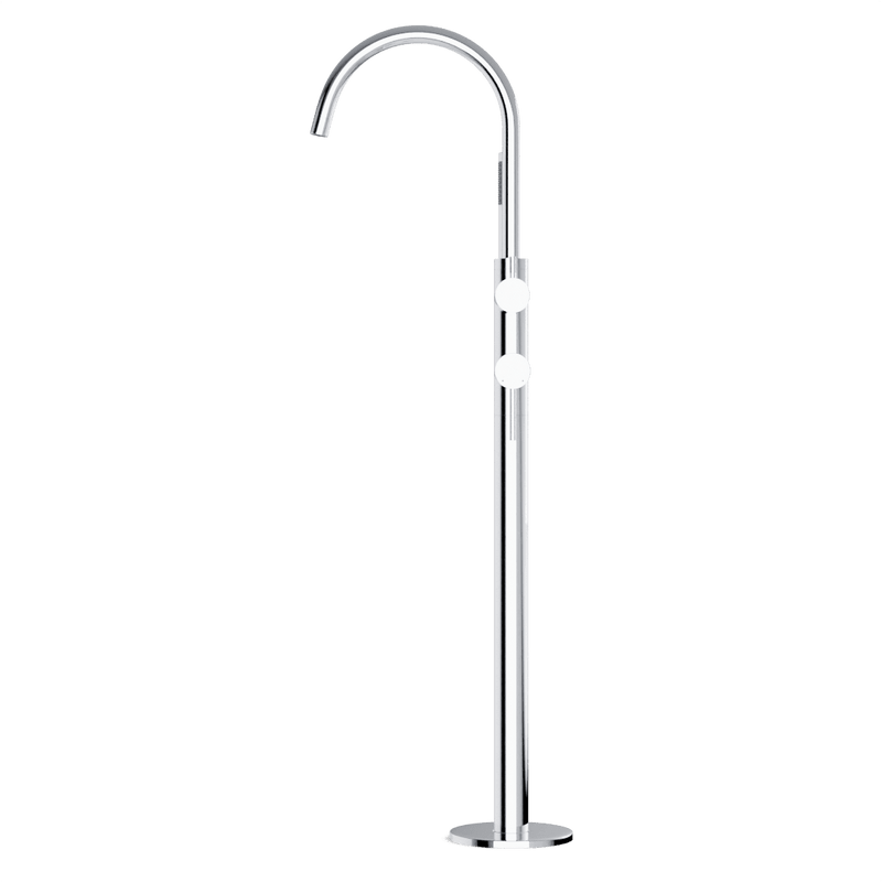 Opera Floor Mount Tub Filler Trim Kit with Hand Shower - FS510TKCH image 3