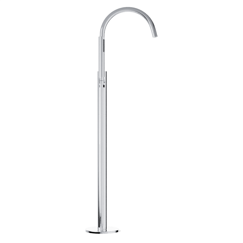 Opera Floor Mount Tub Filler Trim Kit with Hand Shower - FS510TKCH image 4
