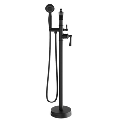 Classic Floor Mount Tub Filler Trim Kit with Hand Shower - FS511TKBK thumbnail 2