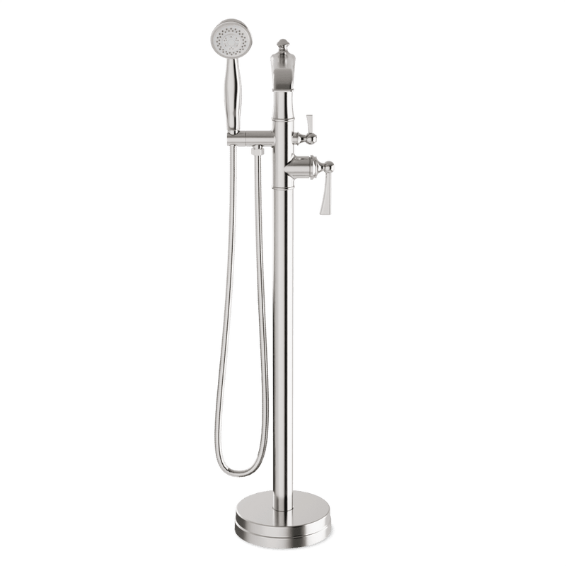 Classic Floor Mount Tub Filler Trim Kit with Hand Shower - FS511TKBN image 2