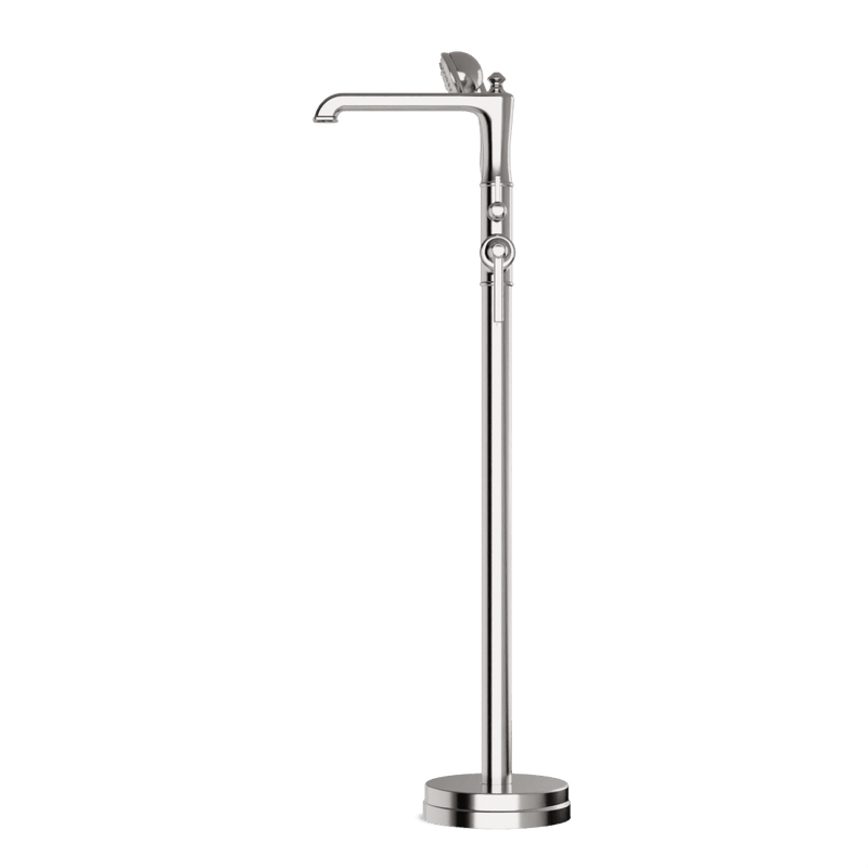 Classic Floor Mount Tub Filler Trim Kit with Hand Shower - FS511TKBN image 3