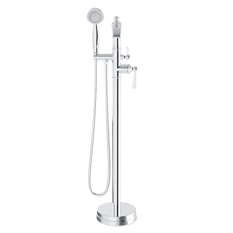 Classic Floor Mount Tub Filler Trim Kit with Hand Shower - FS511TKCH image 2